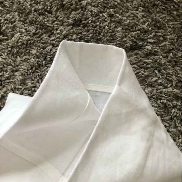 Reformation Alex Linen Pant - White - Picture 6 of 7